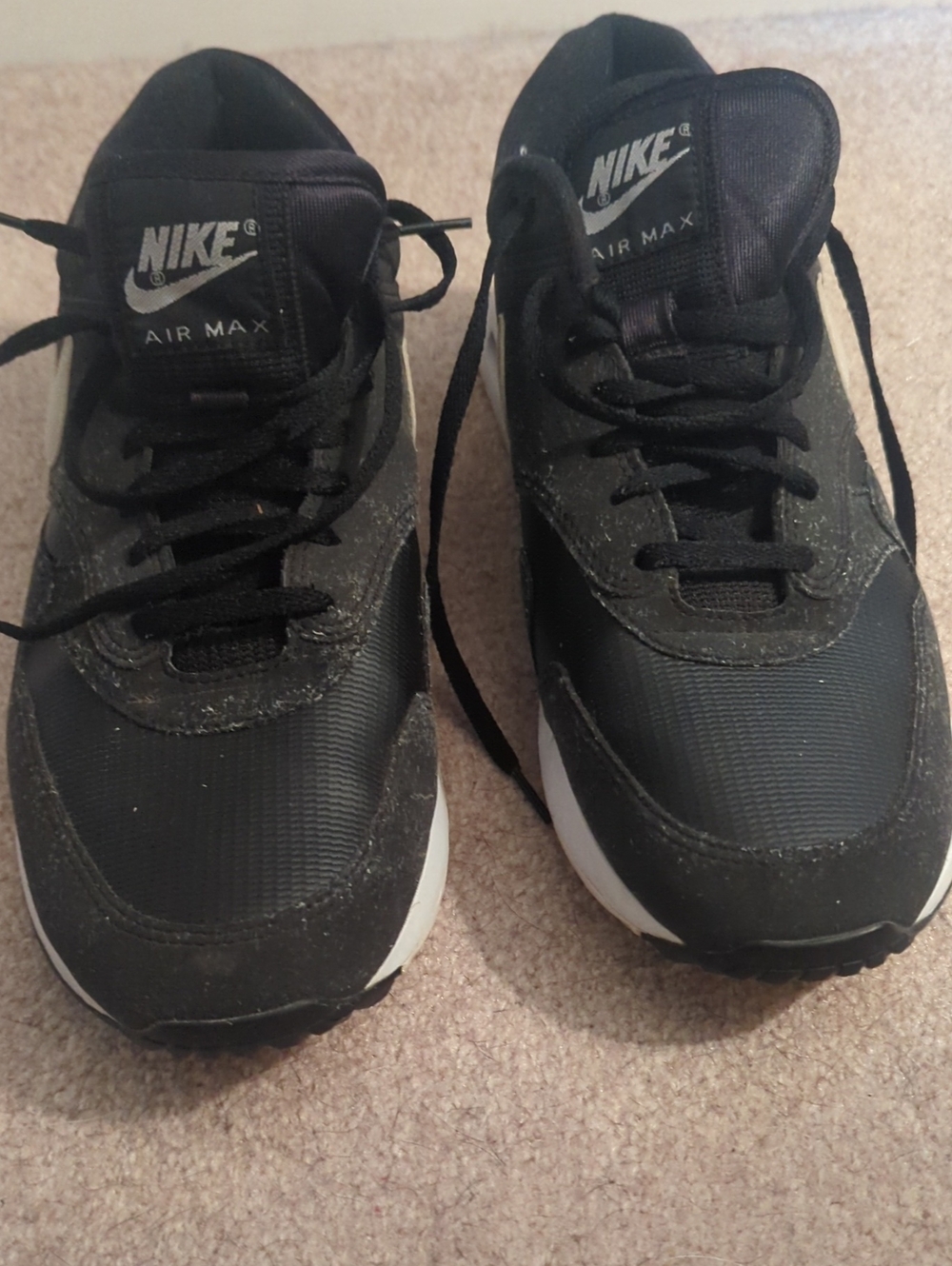 Nike Air Max Golf Shoes Black and White